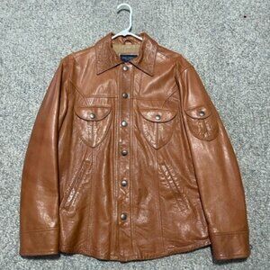 Daniel Cremieux Tan Leather Jacket